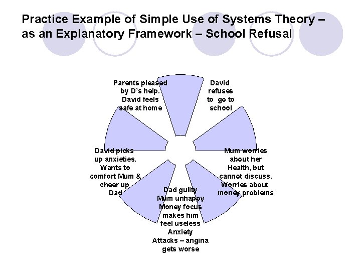 Practice Example of Simple Use of Systems Theory – as an Explanatory Framework –