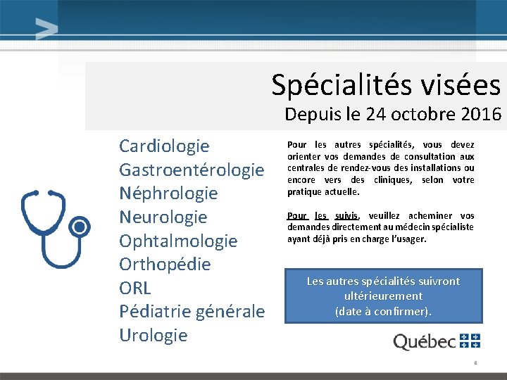 Spécialités visées Depuis le 24 octobre 2016 Cardiologie Gastroentérologie Néphrologie Neurologie Ophtalmologie Orthopédie ORL