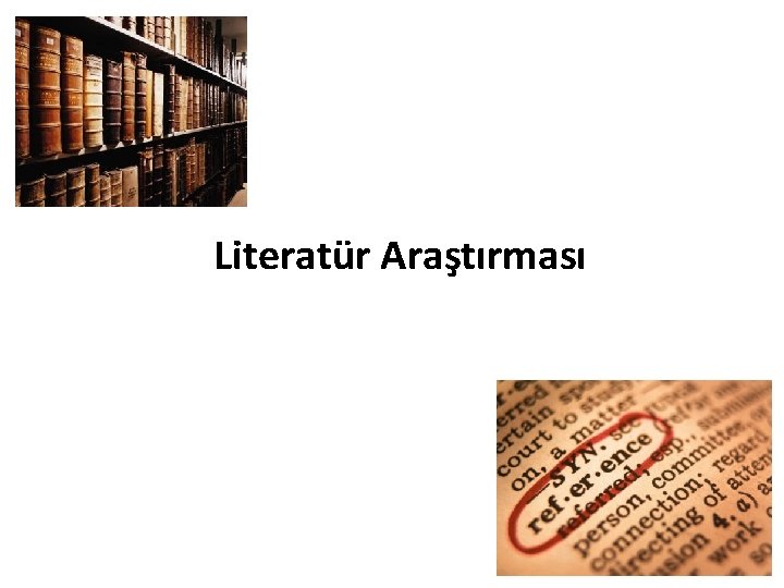 Literatür Araştırması 