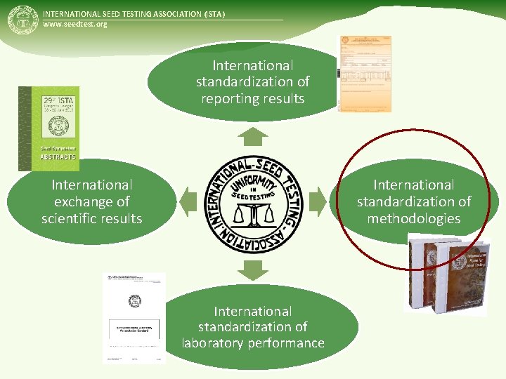 INTERNATIONAL SEED TESTING ASSOCIATION (ISTA) www. seedtest. org International standardization of reporting results International INTERNATIONAL SEED TESTING ASSOCIATION (ISTA) www. seedtest. org International standardization of reporting results International
