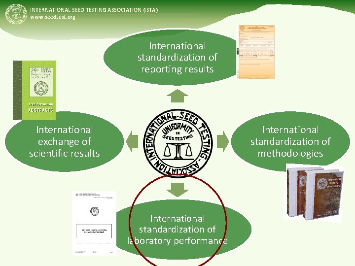 INTERNATIONAL SEED TESTING ASSOCIATION (ISTA) www. seedtest. org International standardization of reporting results International INTERNATIONAL SEED TESTING ASSOCIATION (ISTA) www. seedtest. org International standardization of reporting results International