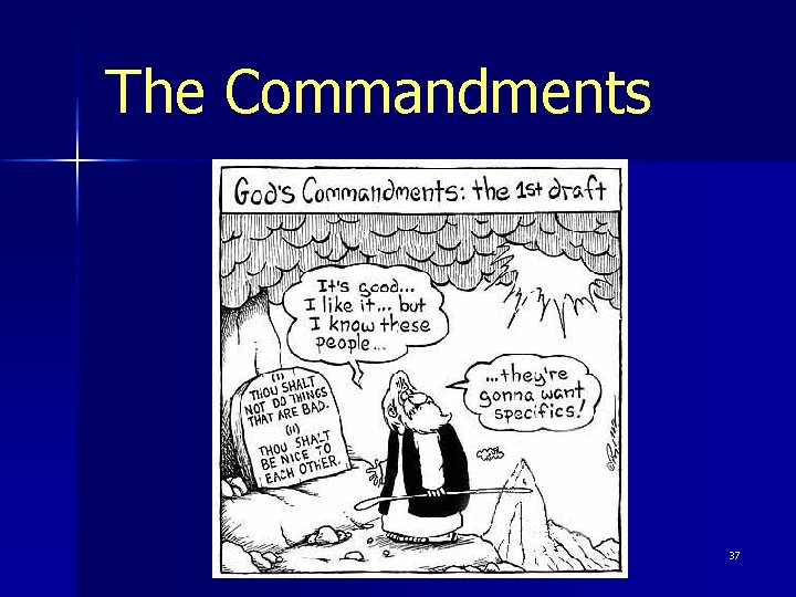 The Commandments 37 