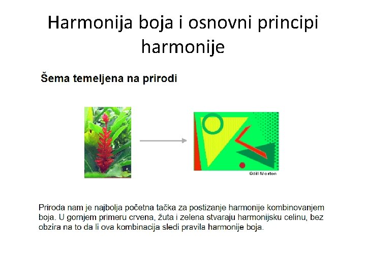 Harmonija boja i osnovni principi harmonije 