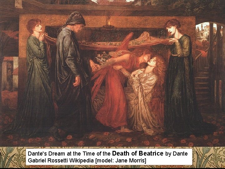 Dante's Dream at the Time of the Death of Beatrice by Dante Gabriel Rossetti