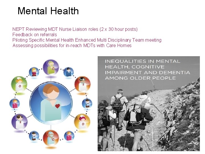 Mental Health NEPT Reviewing MDT Nurse Liaison roles (2 x 30 hour posts) Feedback