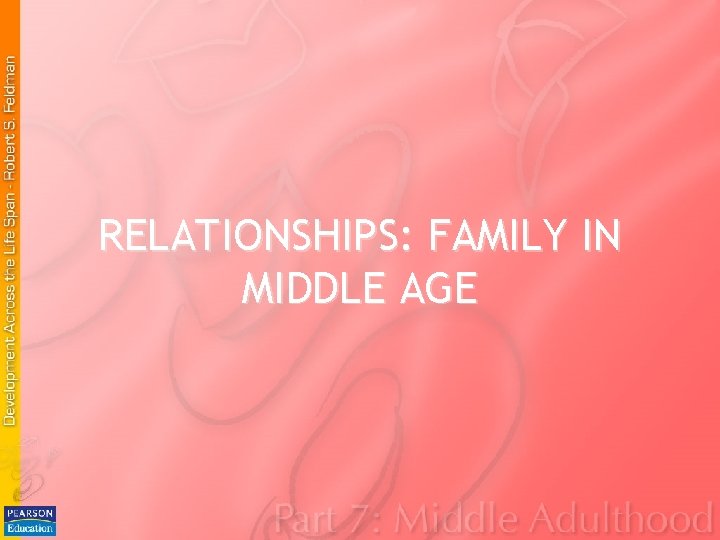 RELATIONSHIPS: FAMILY IN MIDDLE AGE RELATIONSHIPS: FAMILY IN MIDDLE AGE