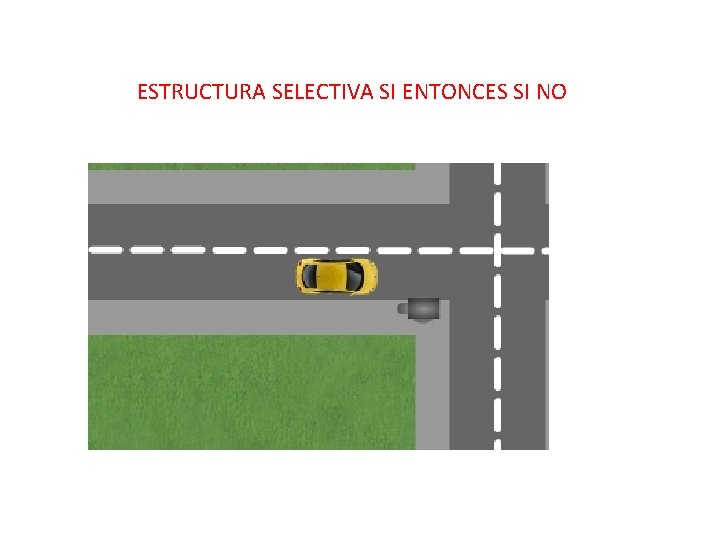 ESTRUCTURA SELECTIVA SI ENTONCES SI NO ESTRUCTURA SELECTIVA SI ENTONCES SI NO