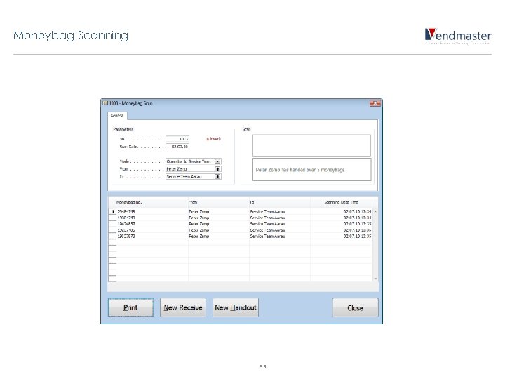 Moneybag Scanning 53 