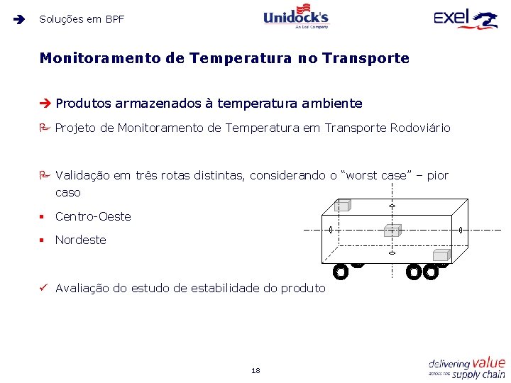 Soluções em BPF Monitoramento de Temperatura no Transporte è Produtos armazenados à temperatura ambiente