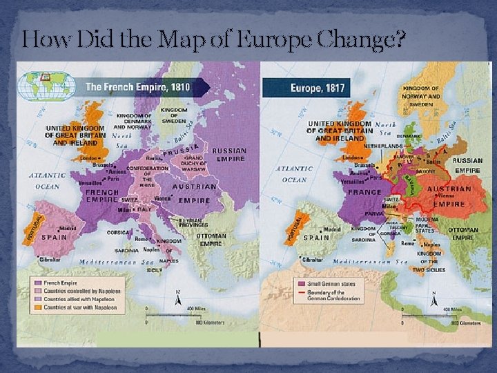 How Did the Map of Europe Change? 
