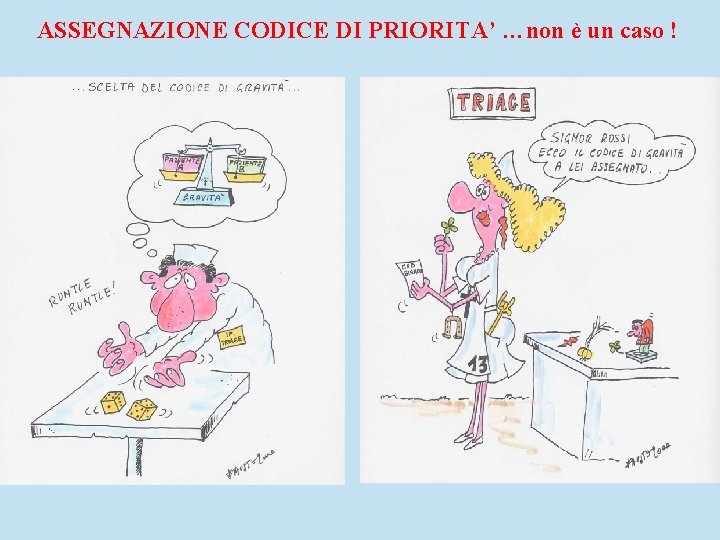 ASSEGNAZIONE CODICE DI PRIORITA’ …non è un caso ! 