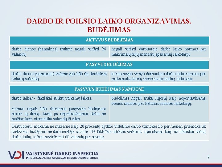 Darbo ir poilsio laikas | Lietuvos Respublikos socialinės apsaugos ir darbo ministerija