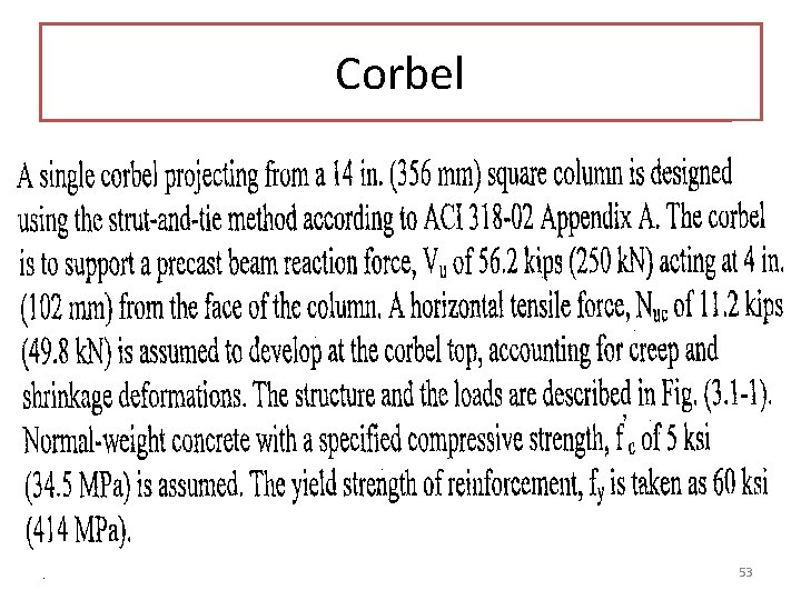 Corbel 53 