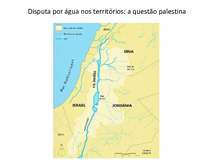 Disputa por água nos territórios: a questão palestina 