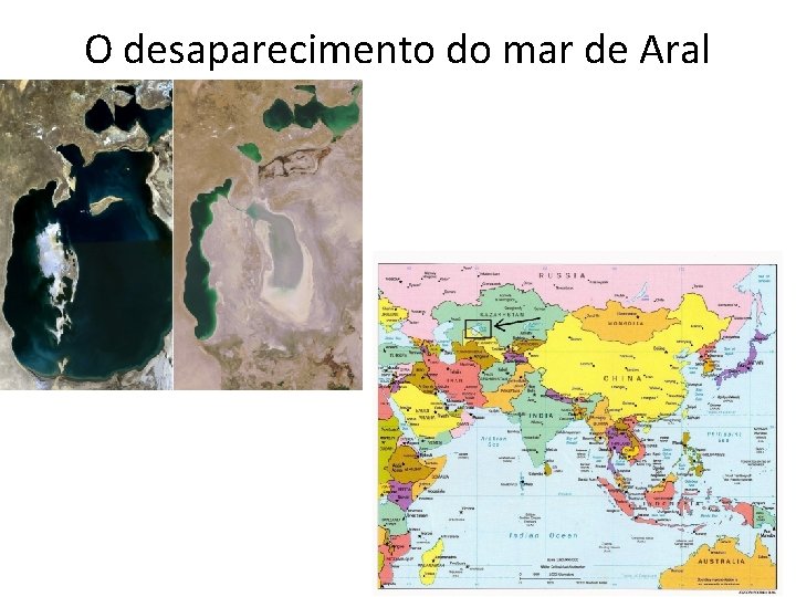 O desaparecimento do mar de Aral 