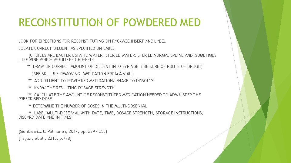RECONSTITUTION OF POWDERED MED LOOK FOR DIRECTIONS FOR RECONSTITUTING ON PACKAGE INSERT AND LABEL RECONSTITUTION OF POWDERED MED LOOK FOR DIRECTIONS FOR RECONSTITUTING ON PACKAGE INSERT AND LABEL