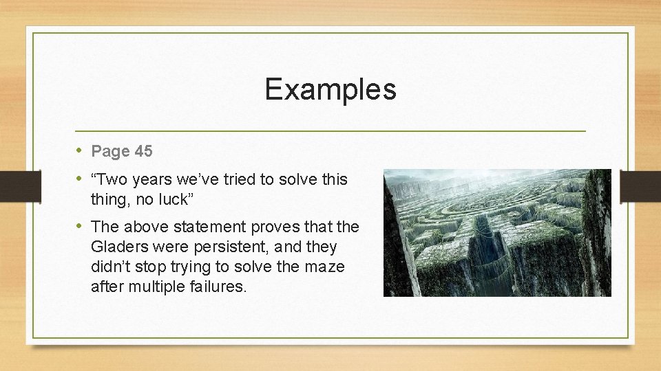 Examples • Page 45 • “Two years we’ve tried to solve this thing, no