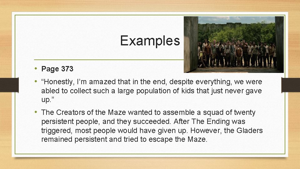 Examples • Page 373 • “Honestly, I’m amazed that in the end, despite everything,