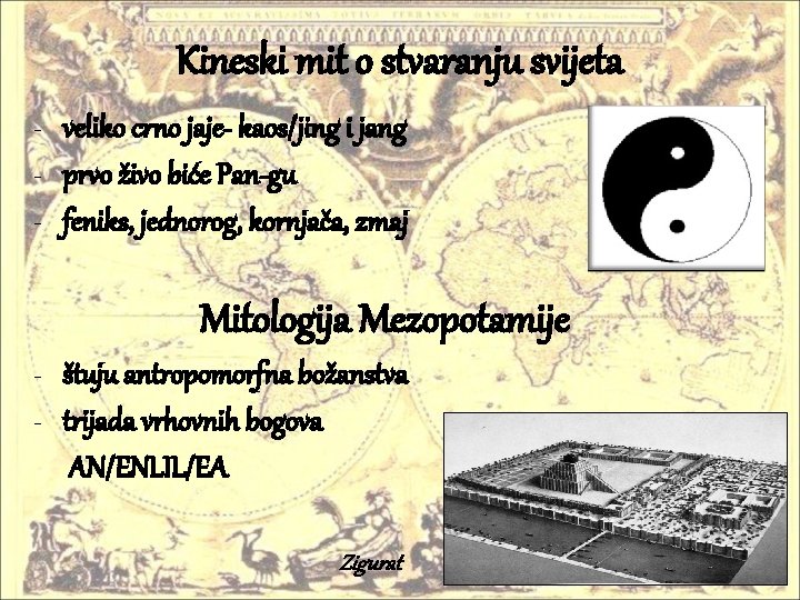 Kineski mit o stvaranju svijeta - veliko crno jaje- kaos/jing i jang - prvo