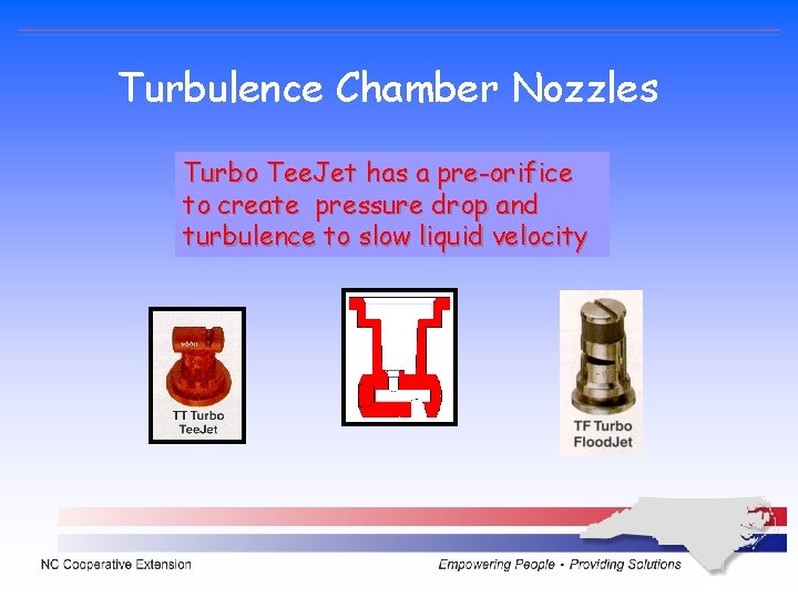 Turbulence Chamber Nozzles Turbo Tee. Jet has a pre-orifice to create pressure drop and Turbulence Chamber Nozzles Turbo Tee. Jet has a pre-orifice to create pressure drop and