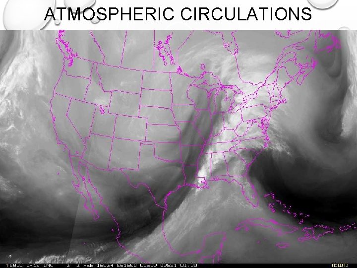 ATMOSPHERIC CIRCULATIONS ATMOSPHERIC CIRCULATIONS