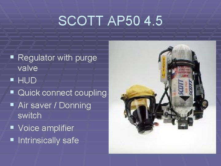 Scott AP50 4500psi 