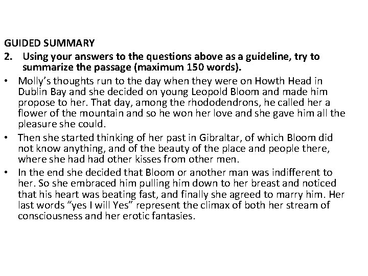 Yes I Said Yes I Will Yes James