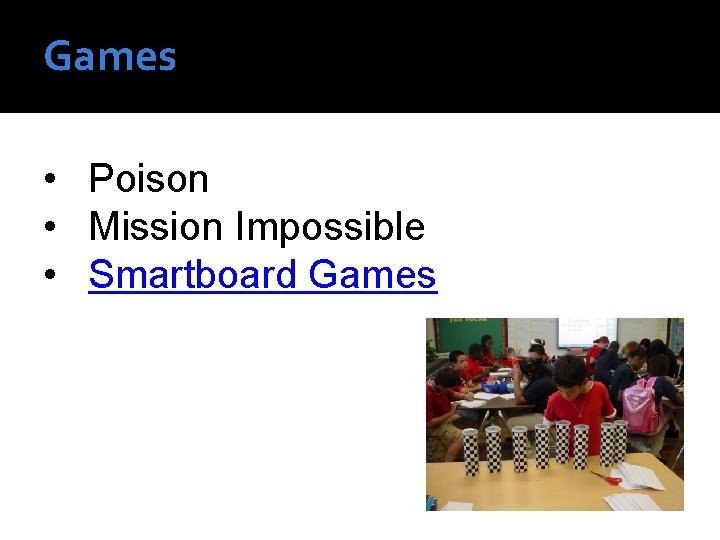 Games • Poison • Mission Impossible • Smartboard Games Games • Poison • Mission Impossible • Smartboard Games