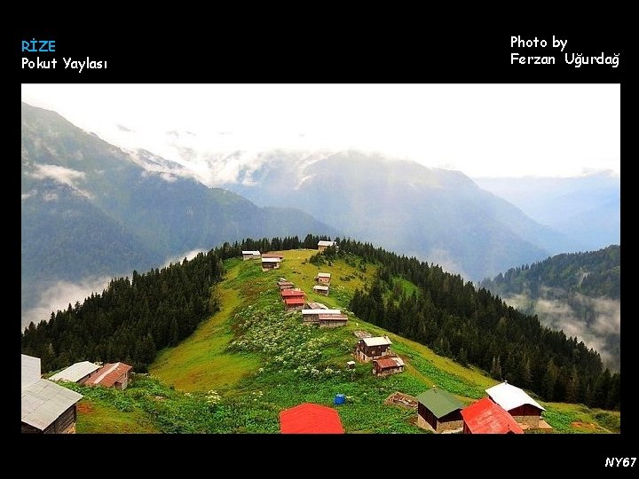 RİZE Pokut Yaylası Photo by Ferzan Uğurdağ NY 67 