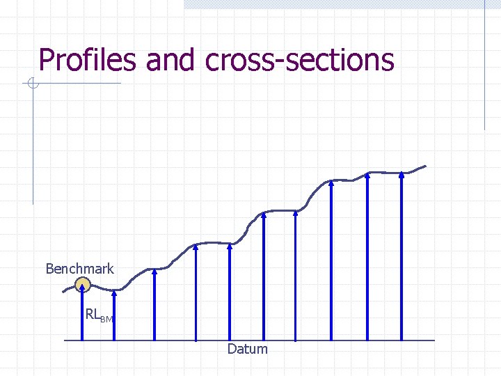 Profiles and cross-sections Benchmark RLBM Datum 