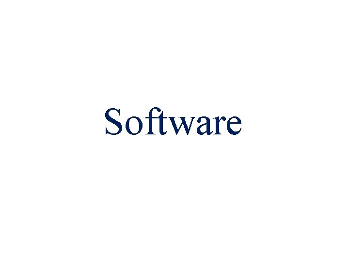 Software 