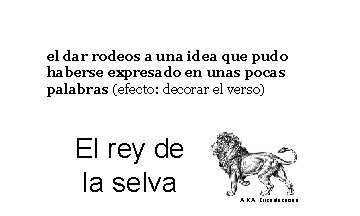 el dar rodeos a una idea que pudo haberse expresado en unas pocas palabras el dar rodeos a una idea que pudo haberse expresado en unas pocas palabras