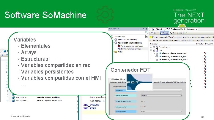 So. Machine Software So. Machine Variables - Elementales - Arrays - Estructuras - Variables
