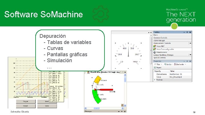 So. Machine Software So. Machine Depuración - Tablas de variables - Curvas - Pantallas