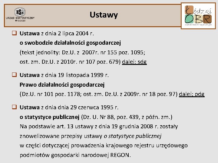 Ustawy q Ustawa z dnia 2 lipca 2004 r. o swobodzie działalności gospodarczej (tekst