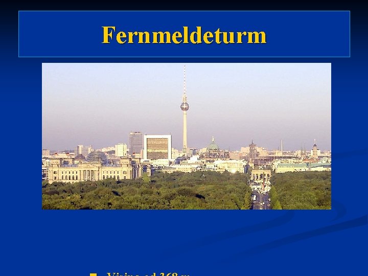 Fernmeldeturm 