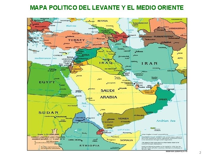 MAPA POLITICO DEL LEVANTE Y EL MEDIO ORIENTE 2 