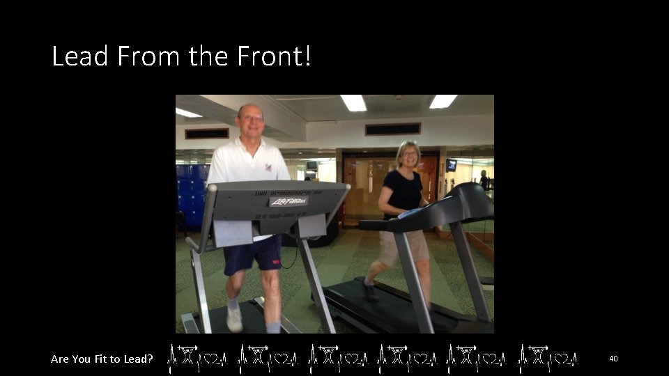 Lead From the Front! Are You Fit to Lead? 40 