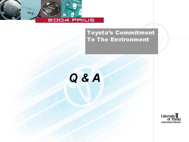 Toyota’s Commitment To The Environment Q&A 