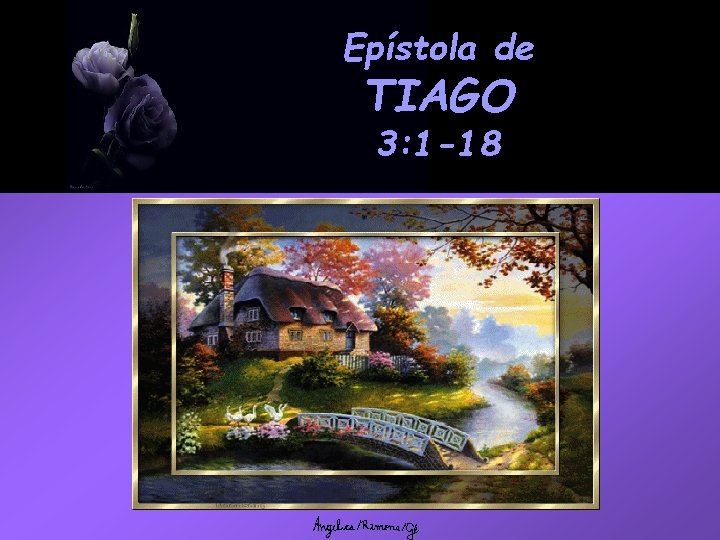 Epístola de TIAGO 3: 1 -18 