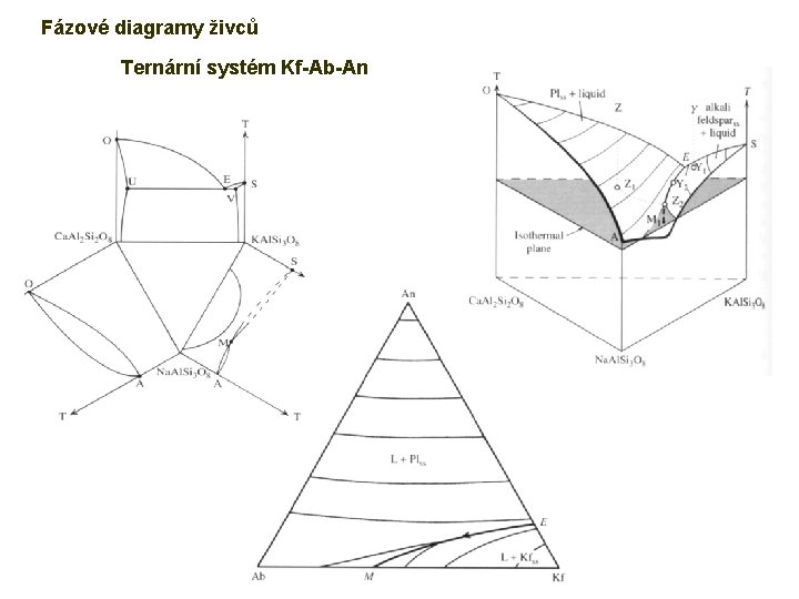 Fázové diagramy živců Ternární systém Kf-Ab-An Josef Zeman 20 