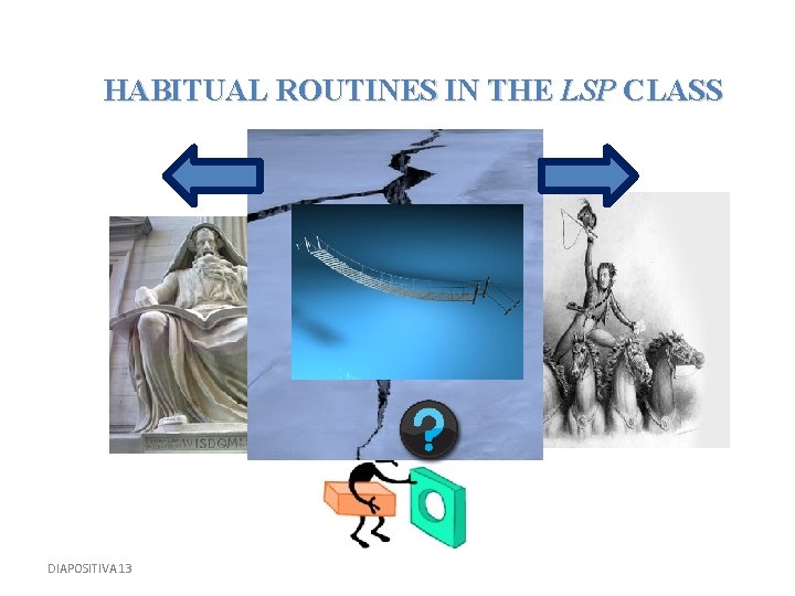 HABITUAL ROUTINES IN THE LSP CLASS DIAPOSITIVA 13 