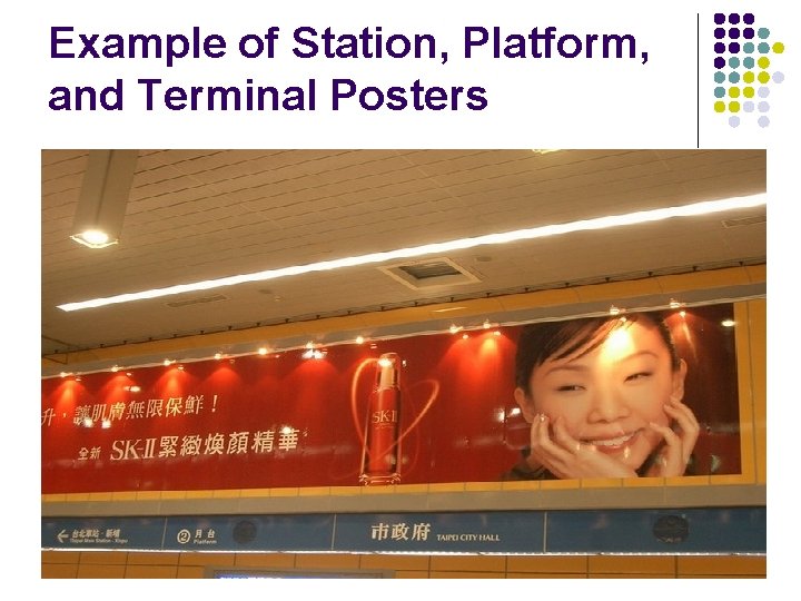 Example of Station, Platform, and Terminal Posters 