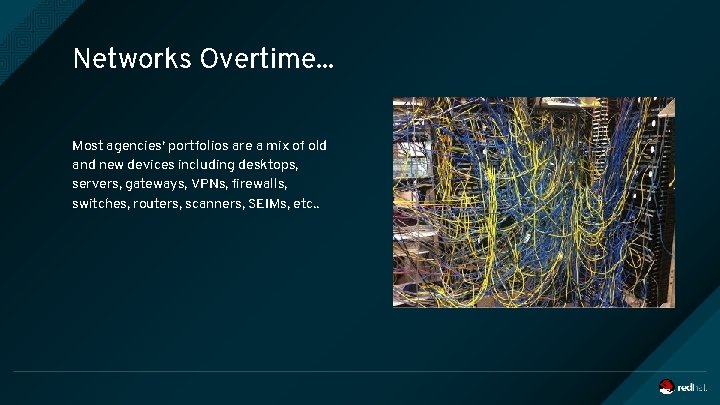 Networks Overtime. . . Most agencies’ portfolios are a mix of old and new