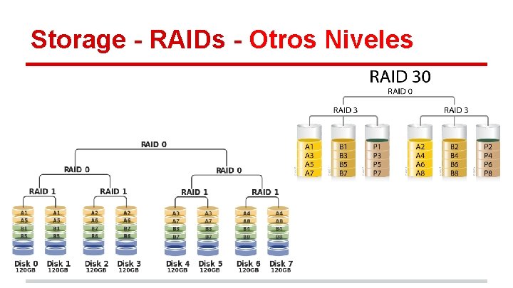 Storage - RAIDs - Otros Niveles 
