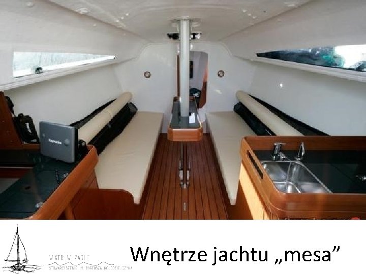 Wnętrze jachtu „mesa” 