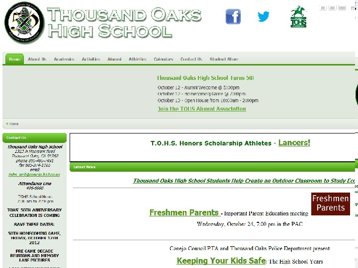 Navigating Your Way Through High School Fall 2012 