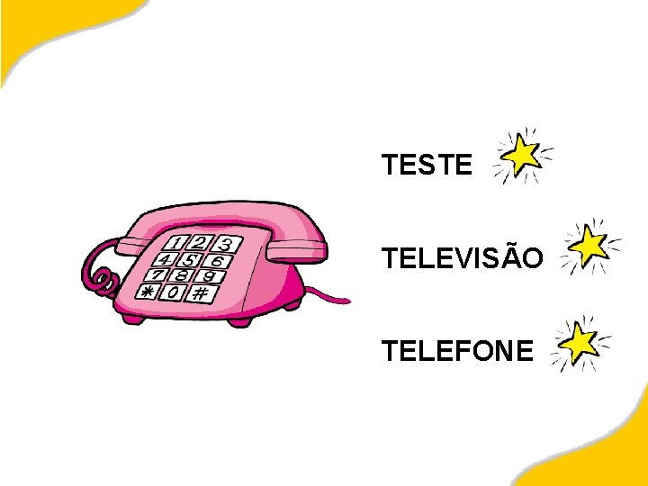 TESTE TELEVISÃO TELEFONE 