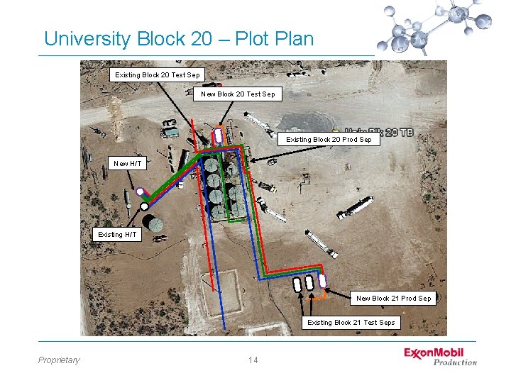 University Block 20 – Plot Plan Existing Block 20 Test Sep New Block 20