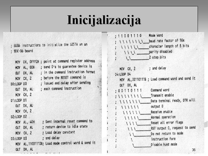 Inicijalizacija 36 